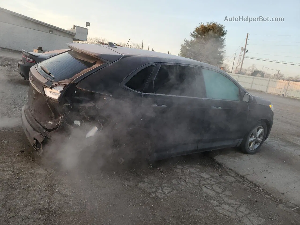 2019 Ford Edge Se Black vin: 2FMPK4G97KBB04454