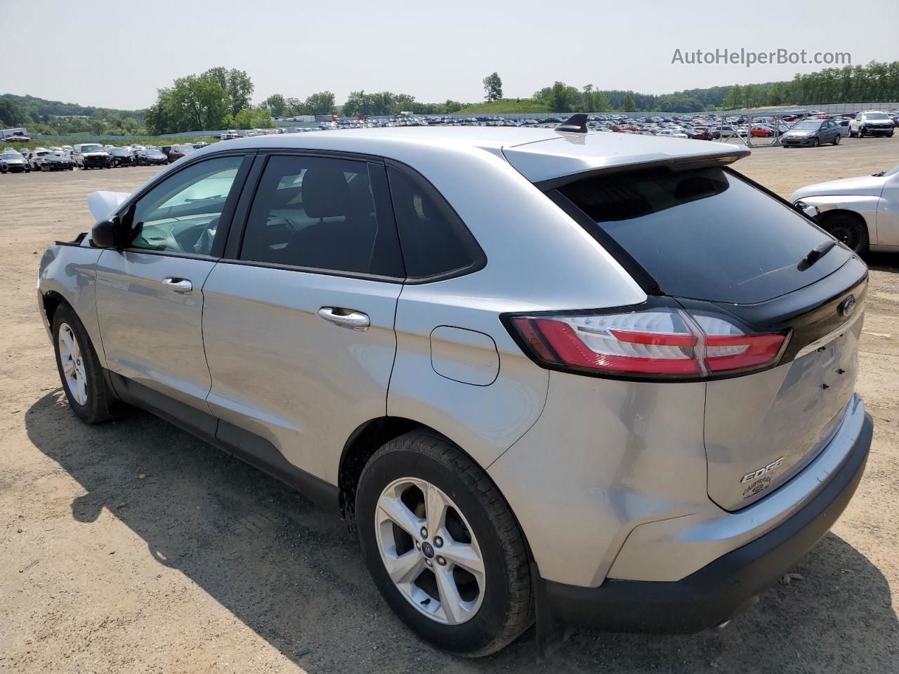 2020 Ford Edge Se Silver vin: 2FMPK4G97LBB34667