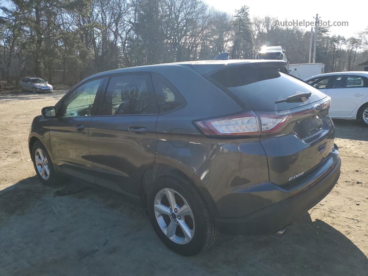 2016 Ford Edge Se Charcoal vin: 2FMPK4G98GBB91000