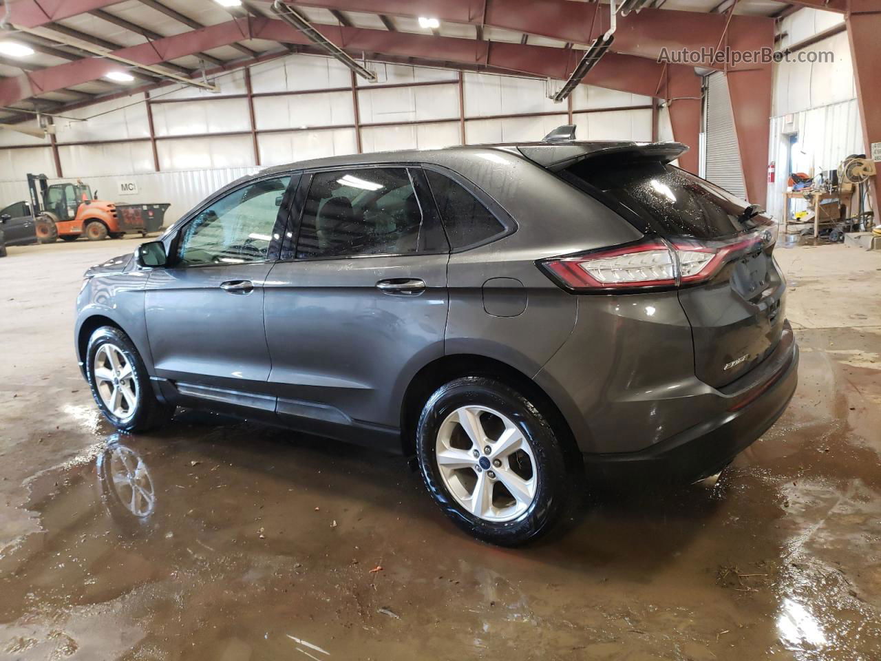 2017 Ford Edge Se Gray vin: 2FMPK4G99HBB69797