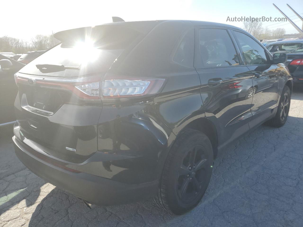 2017 Ford Edge Se Черный vin: 2FMPK4G99HBC44563