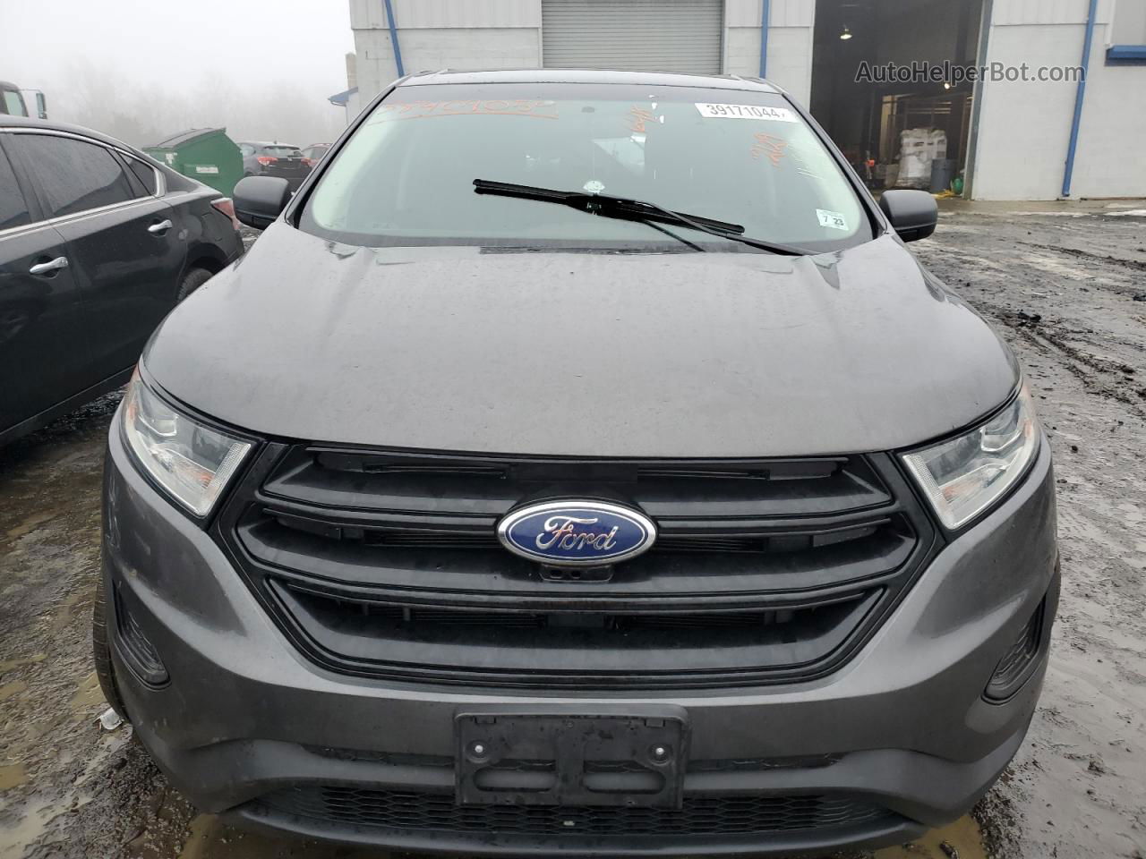 2018 Ford Edge Se Gray vin: 2FMPK4G99JBC05154