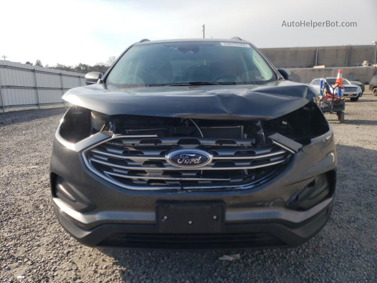 2020 Ford Edge Se Gray vin: 2FMPK4G99LBB36596