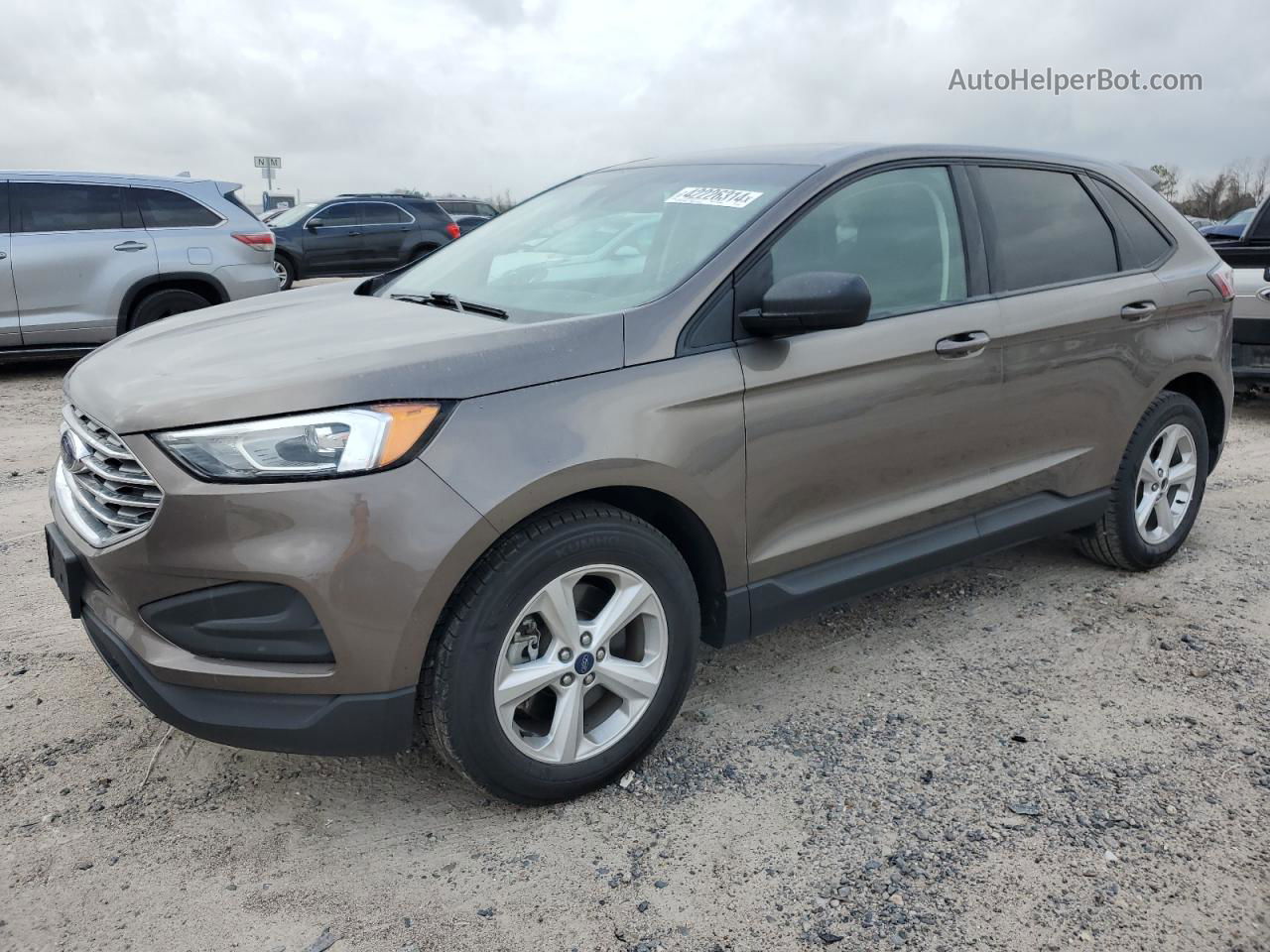 2019 Ford Edge Se Желто-коричневый vin: 2FMPK4G9XKBB57004