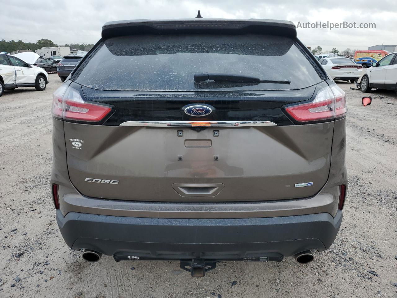 2019 Ford Edge Se Желто-коричневый vin: 2FMPK4G9XKBB57004