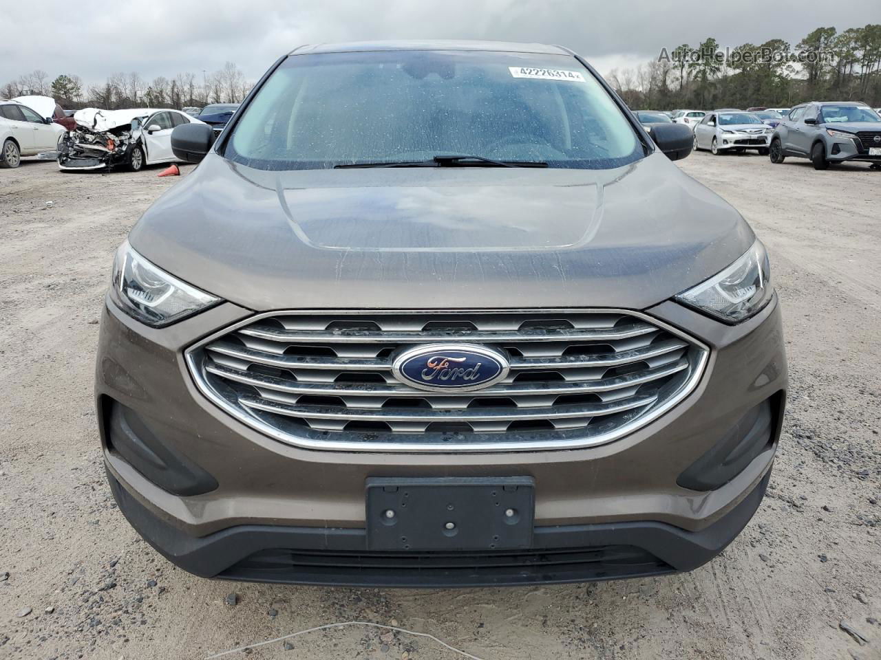 2019 Ford Edge Se Желто-коричневый vin: 2FMPK4G9XKBB57004