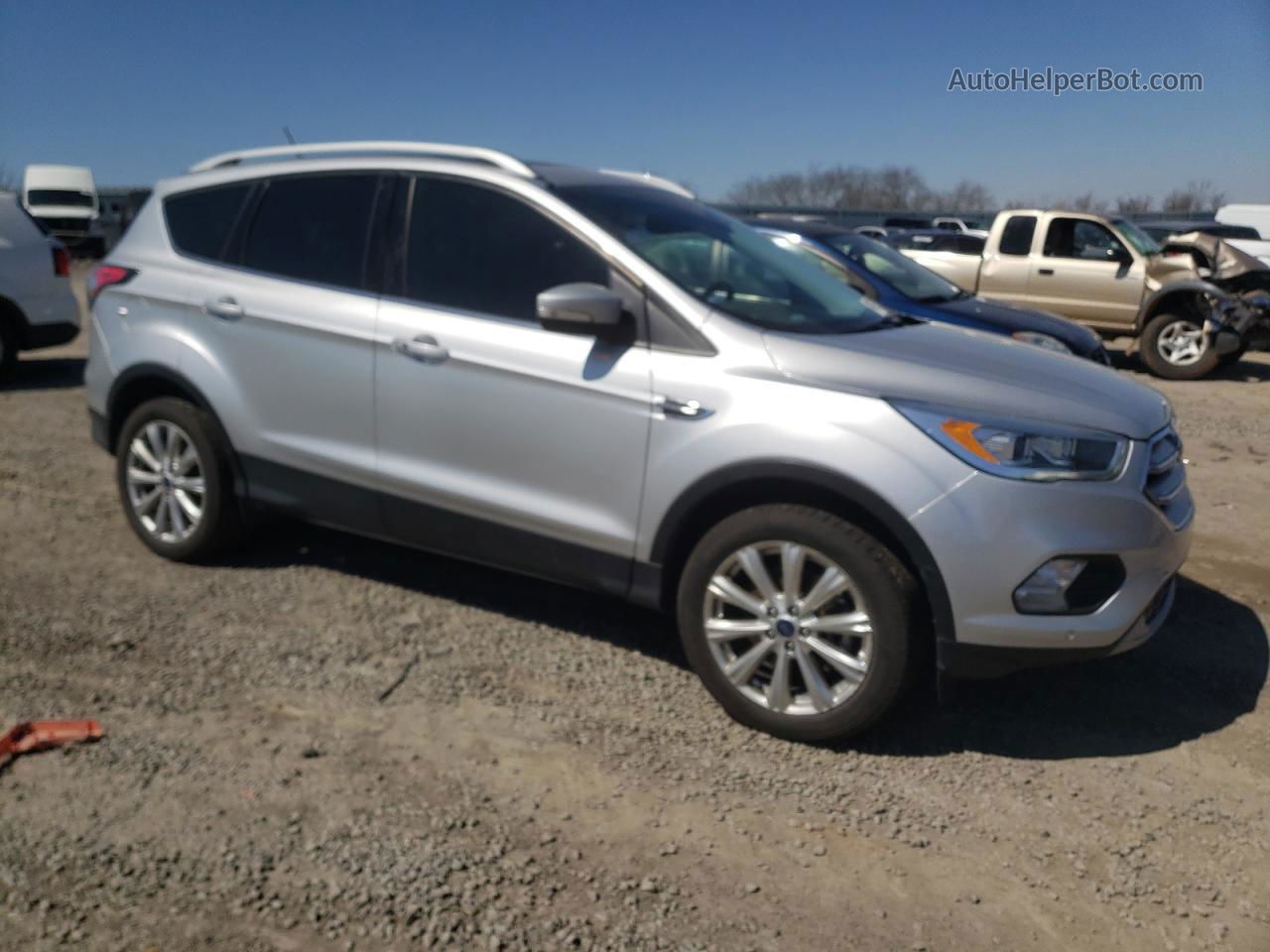 2016 Ford Edge Sel Silver vin: 2FMPK4J80GBC62237