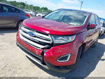 2017 Ford Edge Sel Red vin: 2FMPK4J80HBB72247