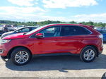 2017 Ford Edge Sel Red vin: 2FMPK4J80HBB72247