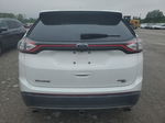 2017 Ford Edge Sel White vin: 2FMPK4J80HBB94278