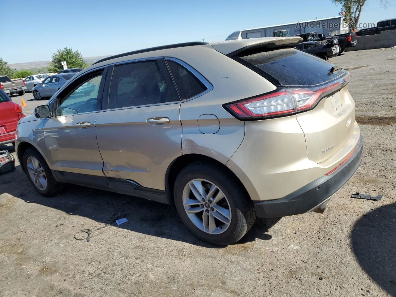 2018 Ford Edge Sel Золотой vin: 2FMPK4J80JBC16060