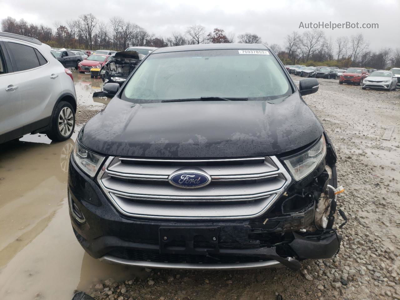 2016 Ford Edge Sel Black vin: 2FMPK4J81GBB13965