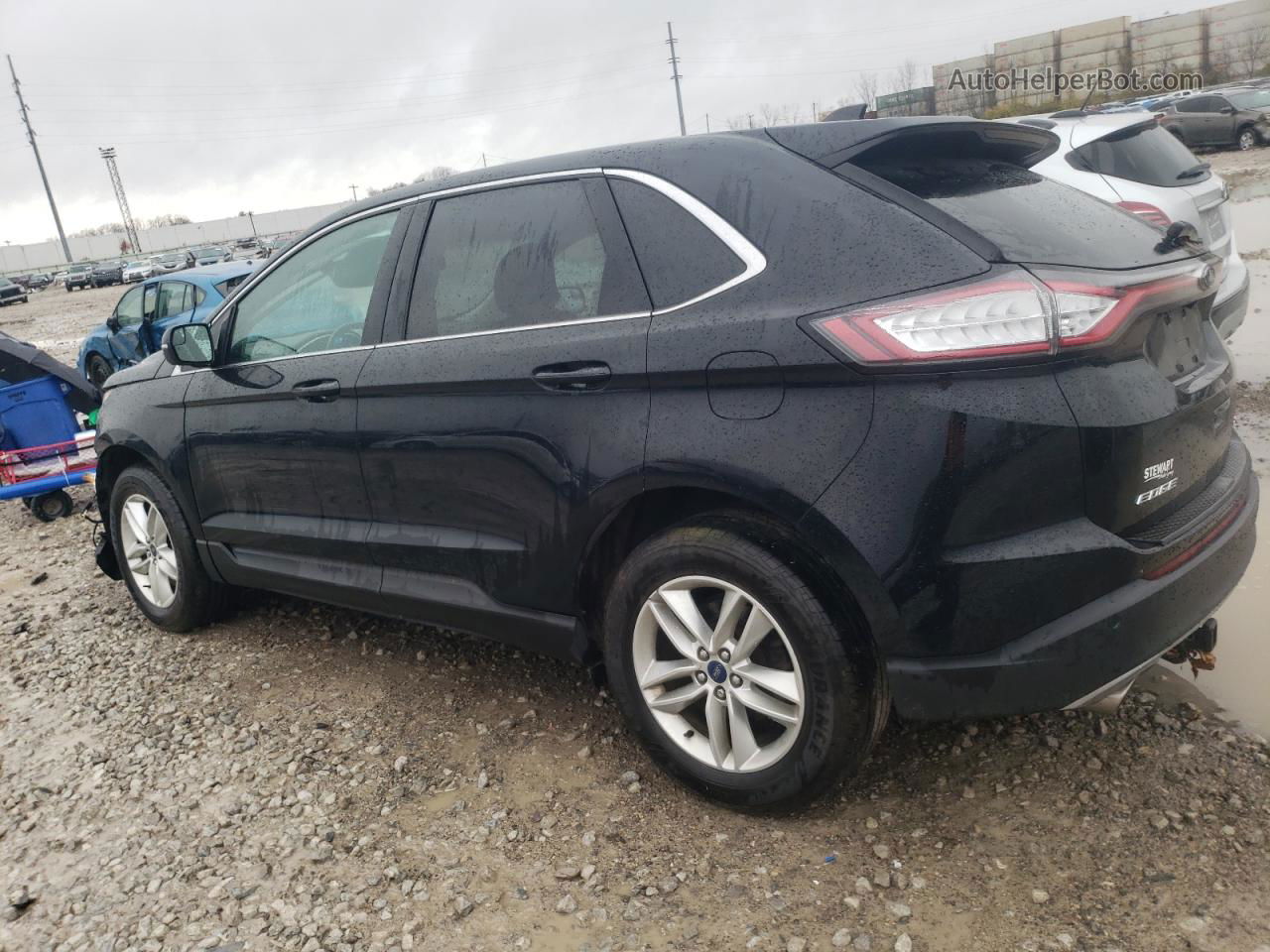 2016 Ford Edge Sel Black vin: 2FMPK4J81GBB13965