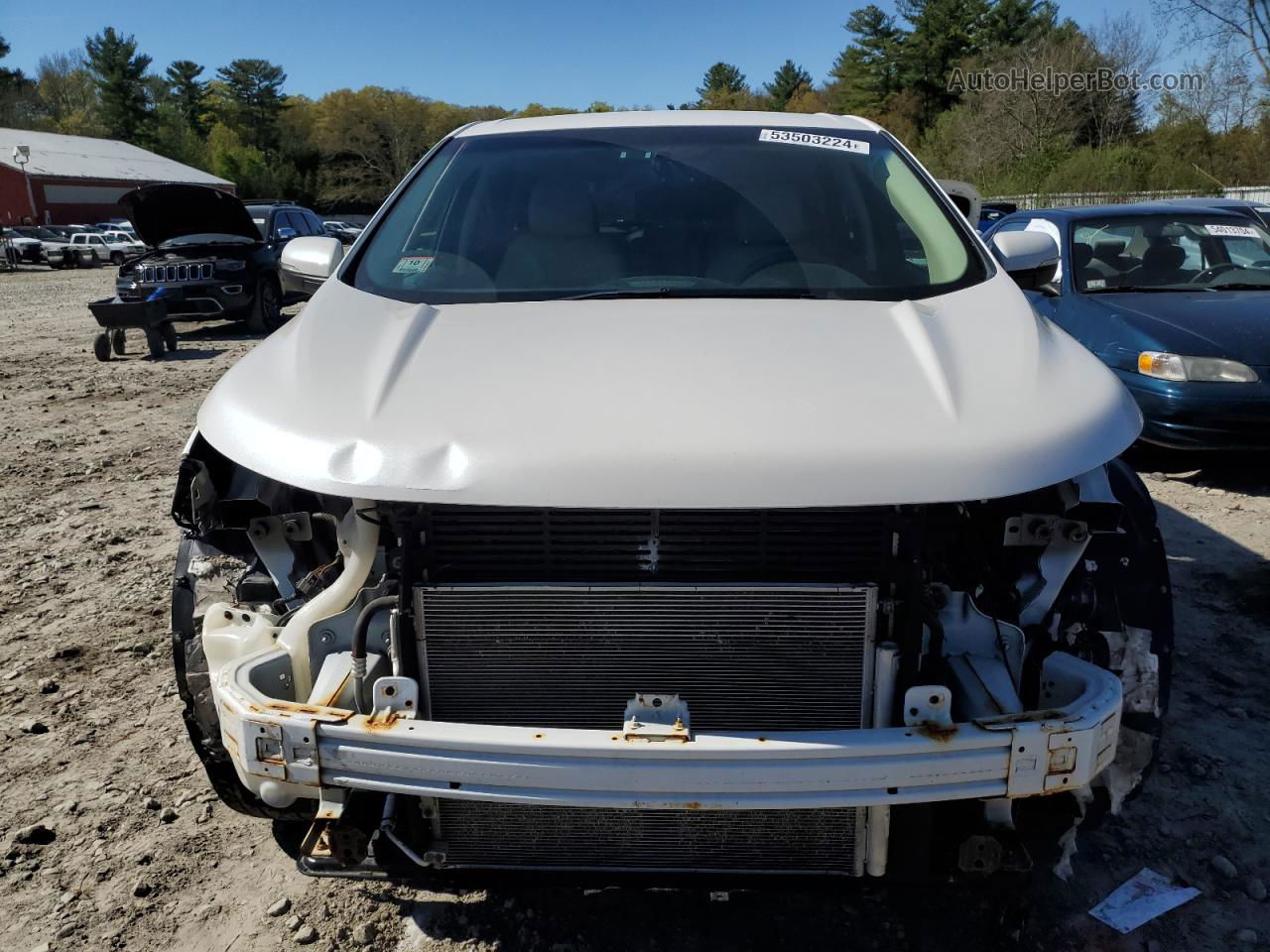 2016 Ford Edge Sel White vin: 2FMPK4J81GBB84793