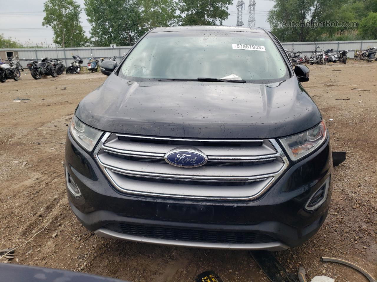 2016 Ford Edge Sel Black vin: 2FMPK4J81GBC18442