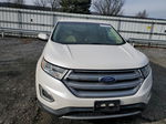 2017 Ford Edge Sel White vin: 2FMPK4J81HBB66358