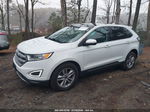 2018 Ford Edge Sel White vin: 2FMPK4J81JBB45922