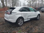 2018 Ford Edge Sel White vin: 2FMPK4J81JBB45922