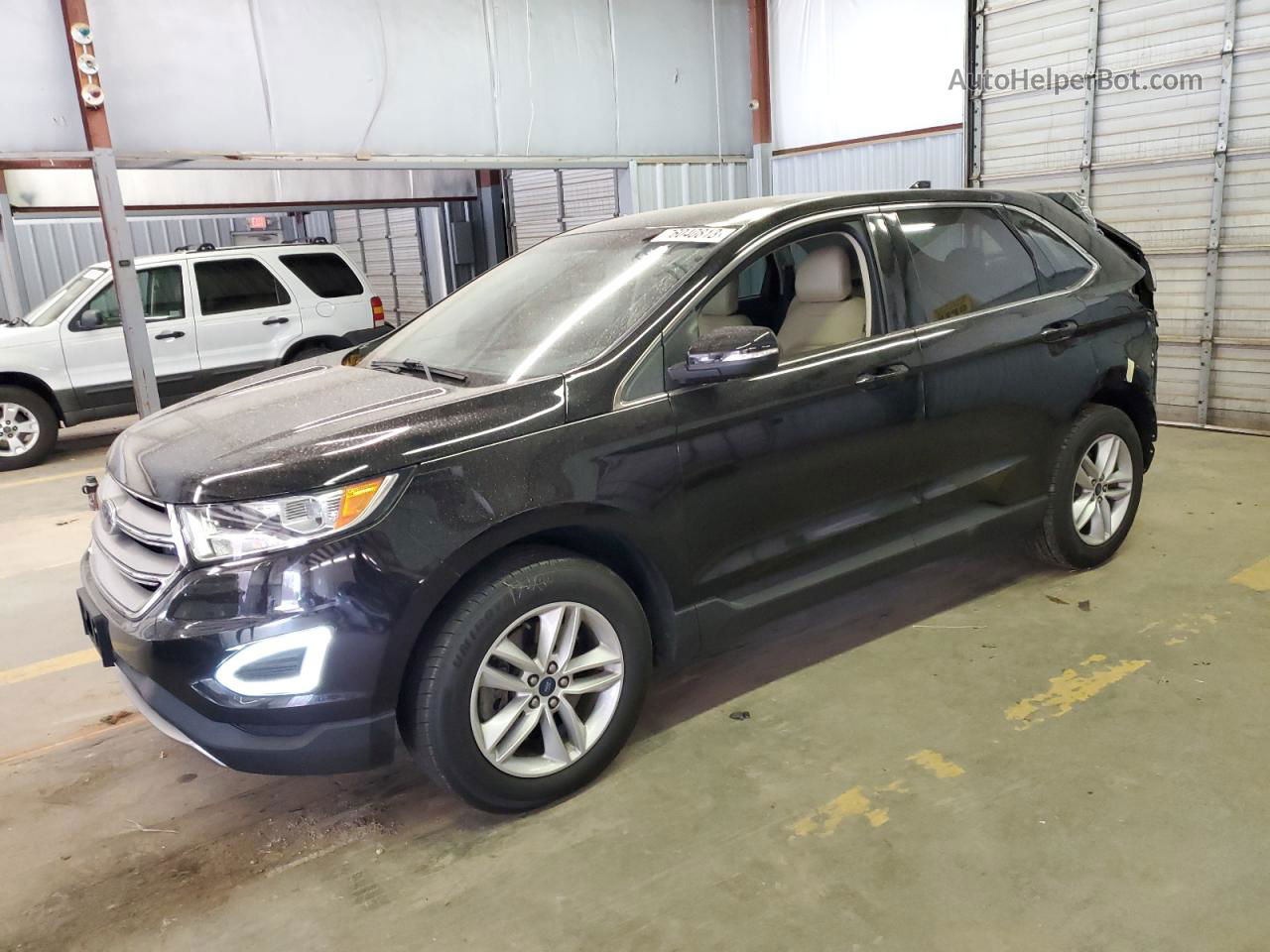 2018 Ford Edge Sel Black vin: 2FMPK4J81JBB60923