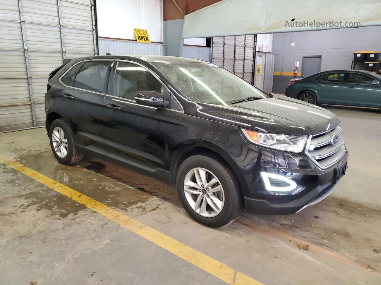 2018 Ford Edge Sel Black vin: 2FMPK4J81JBB60923