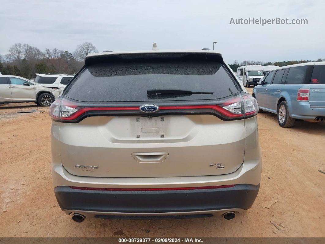 2018 Ford Edge Sel Gray vin: 2FMPK4J81JBC16651