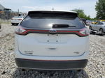 2017 Ford Edge Sel White vin: 2FMPK4J82HBB41890