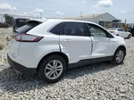 2017 Ford Edge Sel White vin: 2FMPK4J82HBB41890