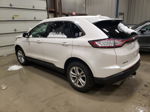 2017 Ford Edge Sel White vin: 2FMPK4J82HBC46266