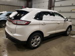 2017 Ford Edge Sel White vin: 2FMPK4J82HBC46266