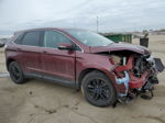 2018 Ford Edge Sel Burgundy vin: 2FMPK4J82JBB24609