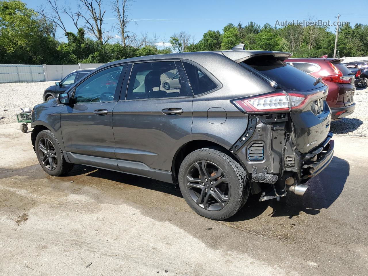 2018 Ford Edge Sel Угольный vin: 2FMPK4J82JBC31238