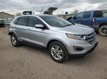 2016 Ford Edge Sel Silver vin: 2FMPK4J83GBC62216