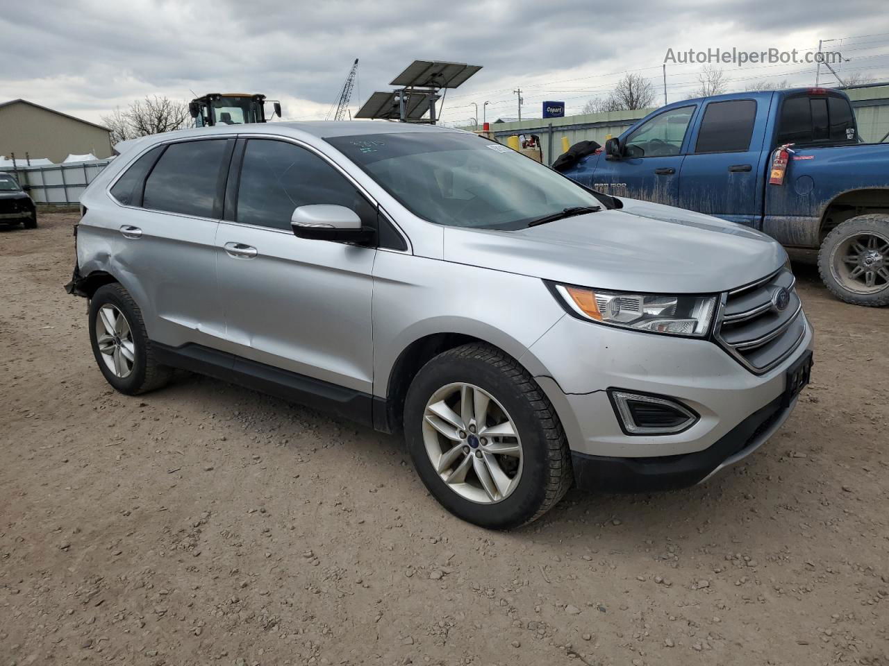 2016 Ford Edge Sel Серебряный vin: 2FMPK4J83GBC62216