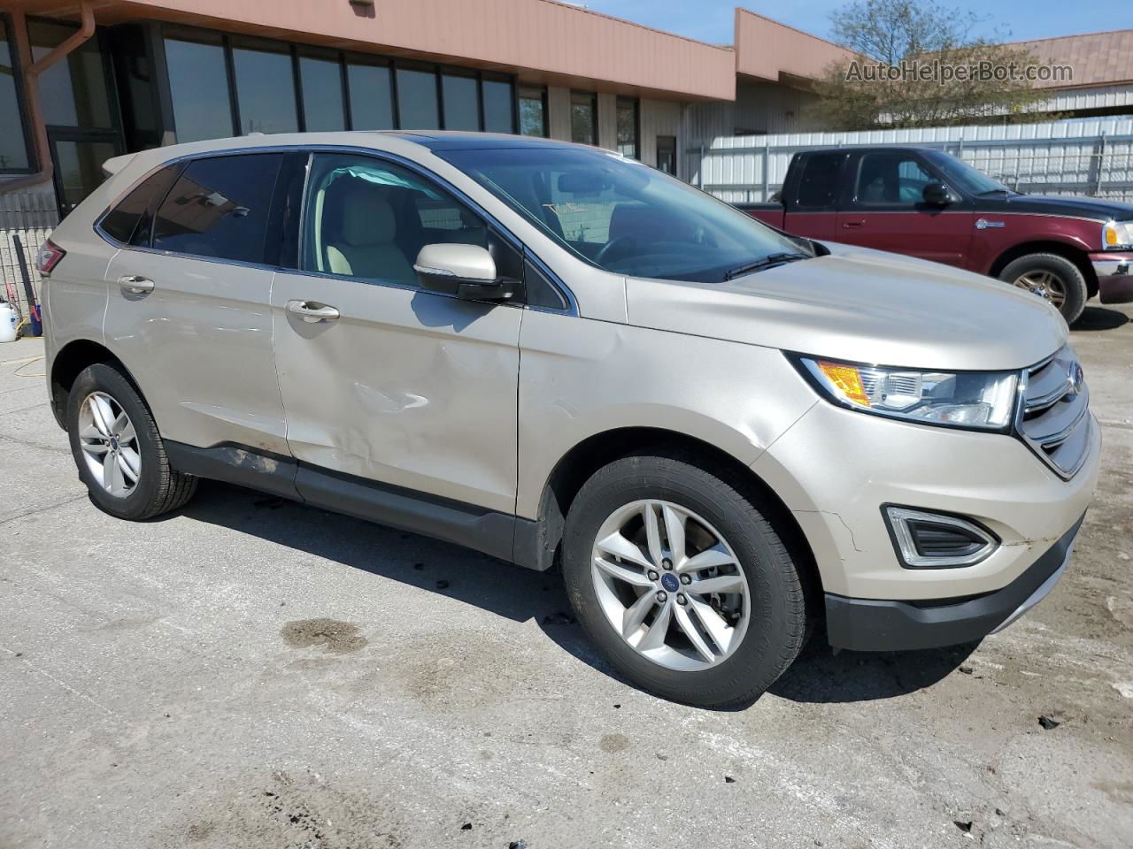 2017 Ford Edge Sel Tan vin: 2FMPK4J83HBC53890