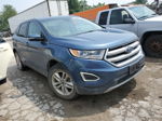 2018 Ford Edge Sel Blue vin: 2FMPK4J83JBB66982