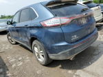 2018 Ford Edge Sel Blue vin: 2FMPK4J83JBB66982