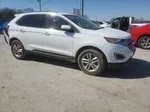 2018 Ford Edge Sel White vin: 2FMPK4J83JBB88996