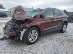 2016 Ford Edge Sel Burgundy vin: 2FMPK4J84GBC13526