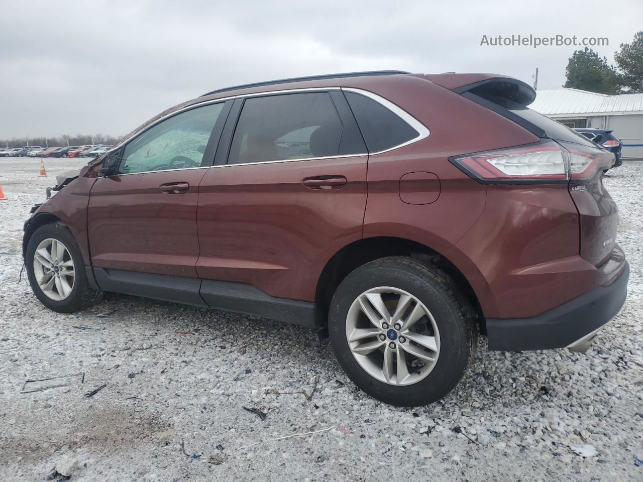 2016 Ford Edge Sel Бордовый vin: 2FMPK4J84GBC13526