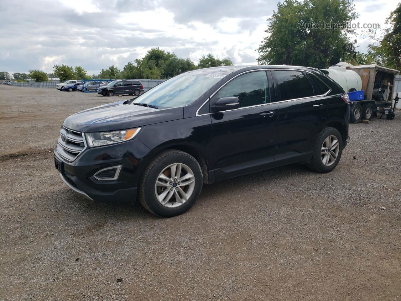 2016 Ford Edge Sel Black vin: 2FMPK4J84GBC46803