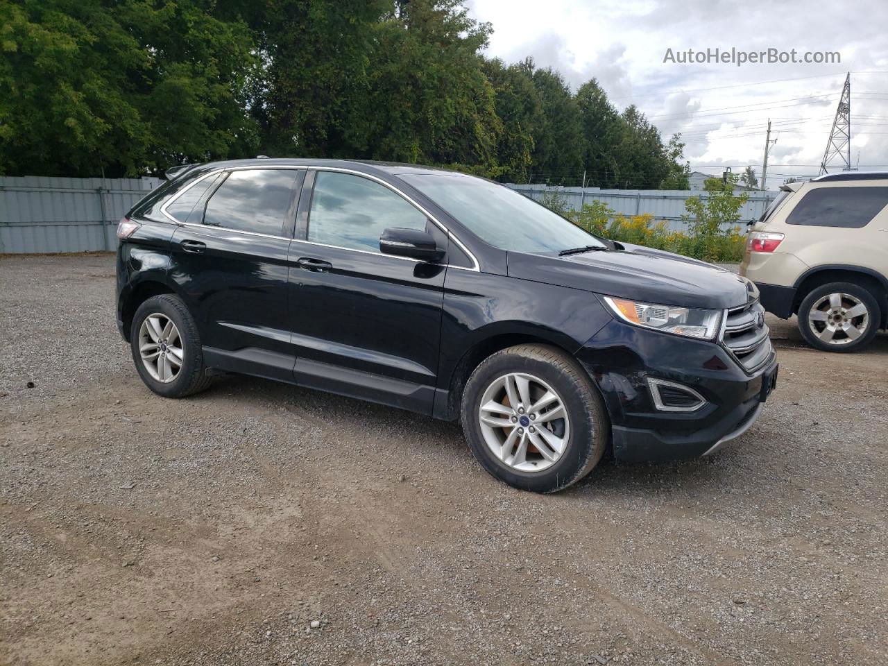 2016 Ford Edge Sel Black vin: 2FMPK4J84GBC46803