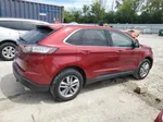 2017 Ford Edge Sel Red vin: 2FMPK4J84HBB26324