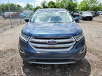 2017 Ford Edge Sel Синий vin: 2FMPK4J84HBB33838