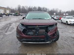 2018 Ford Edge Sel Maroon vin: 2FMPK4J84JBB55814