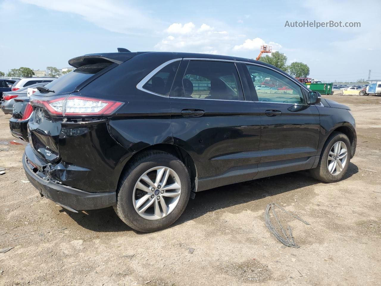 2018 Ford Edge Sel Black vin: 2FMPK4J84JBB66117