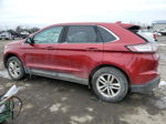 2018 Ford Edge Sel Burgundy vin: 2FMPK4J84JBB93057