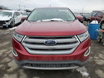 2018 Ford Edge Sel Burgundy vin: 2FMPK4J84JBB93057