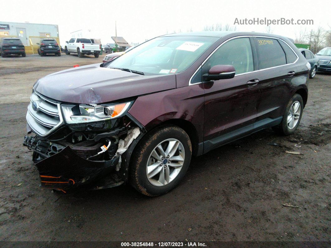 2018 Ford Edge Sel Фиолетовый vin: 2FMPK4J84JBC42144