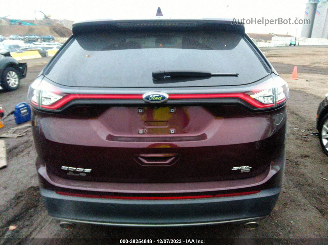 2018 Ford Edge Sel Фиолетовый vin: 2FMPK4J84JBC42144