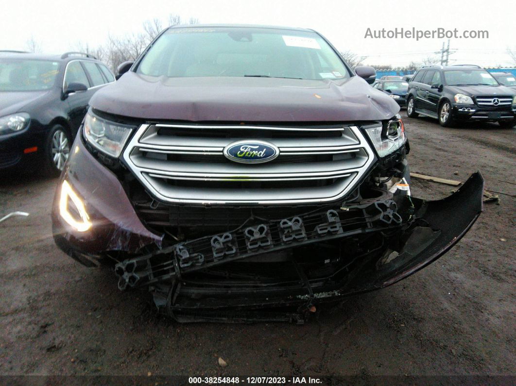 2018 Ford Edge Sel Purple vin: 2FMPK4J84JBC42144